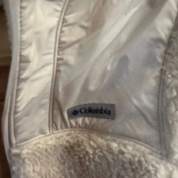 Columbia White Fleece Jacket - Picture 8 of 14